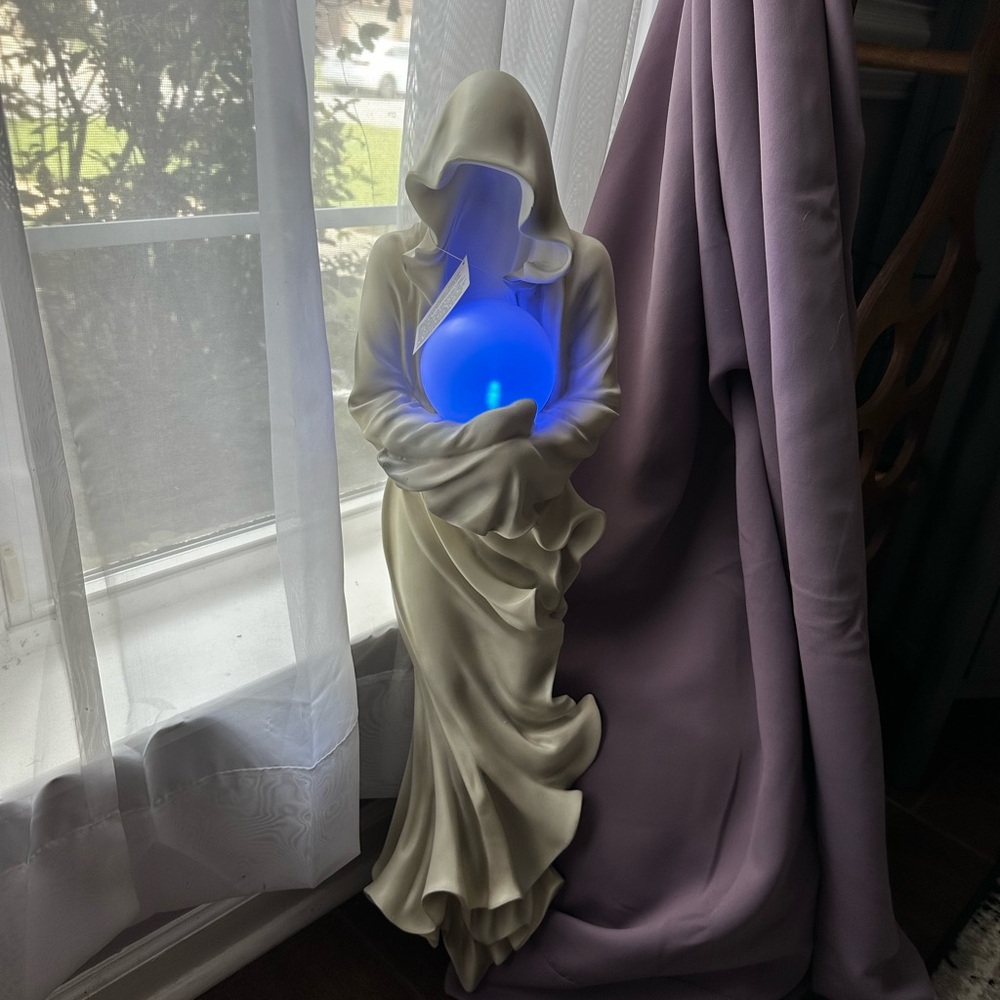NEW for 2024! Cracker Barrel Hanging Ghost with LED  Orb!